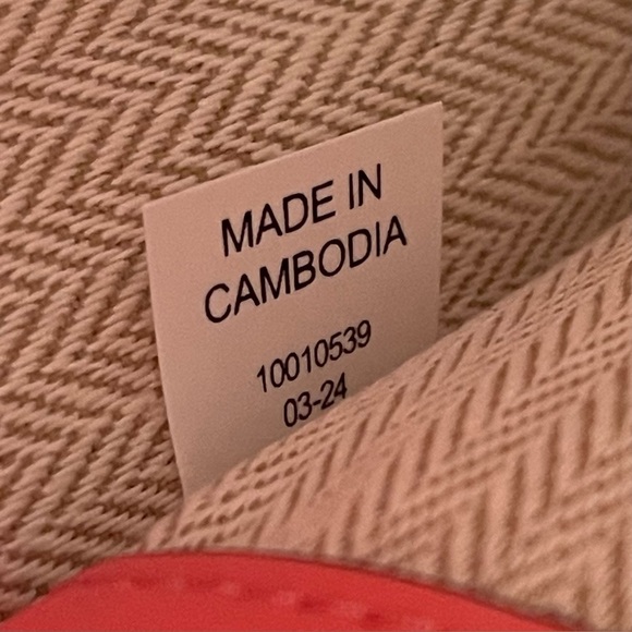 Tory Burch Ella Bio Mini Tote Coral Crush Crossbody Bag NWOT - Picture 6 of 12